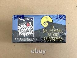 1993 Skybox Nightmare Before Christmas Trading Card Box FACTORY SEALED