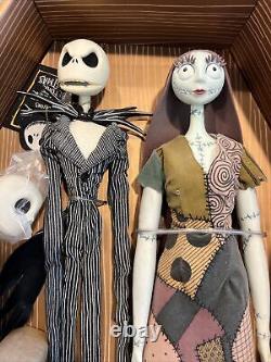 1998 Nightmare Before Christmas Jun Planning Dolls Jack & Sally -Limited To 6000