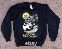 2001 Disneyland Nightmare Before Christmas Haunted Mansion Holiday Sweatshirt M