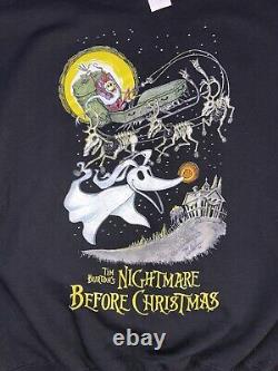 2001 Disneyland Nightmare Before Christmas Haunted Mansion Holiday Sweatshirt M