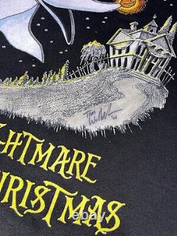 2001 Disneyland Nightmare Before Christmas Haunted Mansion Holiday Sweatshirt M