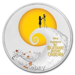 2017 Niue Disney The Nightmare Before Christmas 1 oz 0.999 Silver $2 Proof Coin