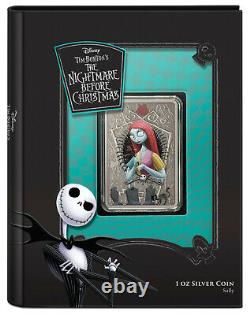 2021 1 oz Silver Proof Disney -The Nightmare Before Christmas Sally