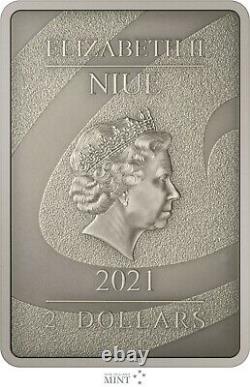 2021 Niue Disney The Nightmare Before Christmas Sally 1oz Silver Coin Bar