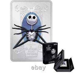 2024 Agoro Disney Nightmare Before Christmas Jack Skellington 1 oz Silver Coin