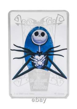 2024 Agoro Disney Nightmare Before Christmas Jack Skellington 1 oz Silver Coin