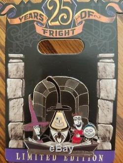 25 Years Of Fright Nightmare Before Christmas Disney LE Pins