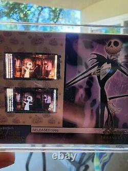 4 MINT Dual Disney Treasures Nightmare Before Christmas Reel Piece History Cards