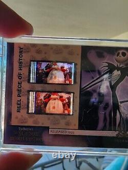 4 MINT Dual Disney Treasures Nightmare Before Christmas Reel Piece History Cards