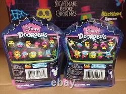 Box Of 24 Pack Disney Doorables Nightmare Before Christmas Blacklight Figures #2