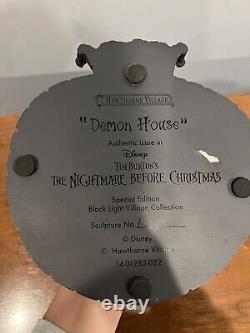 Bradford Disney Nightmare Before Christmas Demon House Hawthorne Black Light
