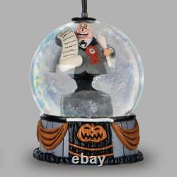 Bradford Disney Nightmare Before Christmas Glitter Globes With Display Collection