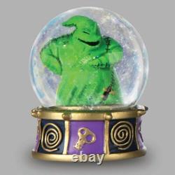 Bradford Disney Nightmare Before Christmas Glitter Globes With Display Collection