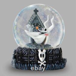 Bradford Disney Nightmare Before Christmas Glitter Globes With Display Collection