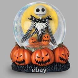 Bradford Disney Nightmare Before Christmas Glitter Globes With Display Collection