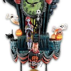 Bradford Exchange Disney The Nightmare Before Christmas Cuckoo Wall Clock Burton