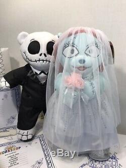 Build-A-Bear Nightmare Before Christmas Jack Skellington and Sally NWT/Sound