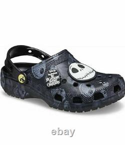 Crocs Disney Nightmare Before Christmas Jack Skellington Size 5 Mens / Size 7 W