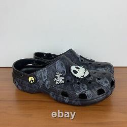 Crocs x Disney Nightmare Before Christmas Glow In Dark Clogs Men 10 / Women 12