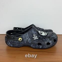 Crocs x Disney Nightmare Before Christmas Glow In Dark Clogs Men 10 / Women 12