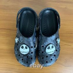 Crocs x Disney Nightmare Before Christmas Glow In Dark Clogs Men 10 / Women 12