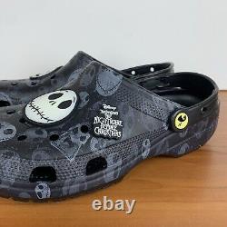 Crocs x Disney Nightmare Before Christmas Glow In Dark Clogs Men 10 / Women 12