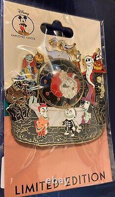 DEC Snow Globe Pin Disney Nightmare before Christmas Jack Halloween Snowglobe