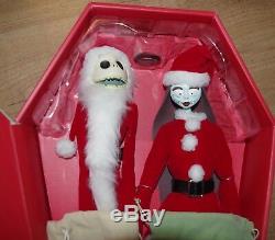 DISNEY LIMITED EDITION NIGHTMARE BEFORE CHRISTMAS JACK AND SALLY DOLL Santa