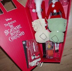 DISNEY LIMITED EDITION NIGHTMARE BEFORE CHRISTMAS JACK AND SALLY DOLL Santa