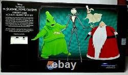 DISNEY NIGHTMARE BEFORE CHRISTMAS Oogie's Lair Action Figure Lighted Box Set NEW