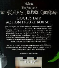 DISNEY NIGHTMARE BEFORE CHRISTMAS Oogie's Lair Action Figure Lighted Box Set NEW