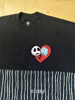 DISNEY Spirit Jersey Nightmare Before Christmas Jack Skellington & Sally XS