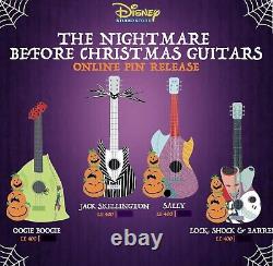 DSSH Disney Nightmare Before Christmas Guitar Pin SET OF 4 LE 400 IN HAND