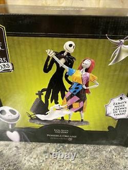 Dept 56 Possible Dreams Nightmare Before Christmas Jack Sally & Zero NEW Glows