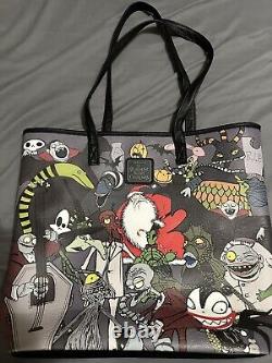 Disney 25th Anniversary The Nightmare Before Christmas Loungefly Tote Bag