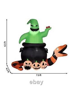 Disney 6.56-ft Pre-Lit The Nightmare Before Christmas Oogie Boogie Inflatable