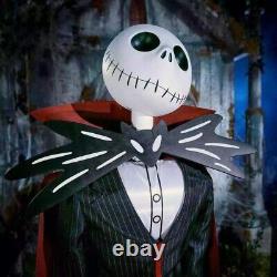 Disney 6' Animated Jack Skellington W Cape Nightmare Before Christmas Prop