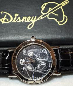 Disney Artist Drawn ELEGANT Nightmare Before Christmas Watch Mint In Box Look