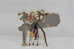 Disney Auction LE 100 Pin Nightmare Before Christmas Jack Sally Jumbo Occupation