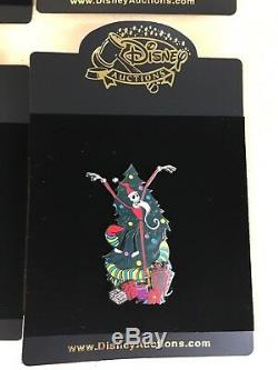 Disney Auctions Nightmare Before Christmas Jack Skellington 6 Pin Set LE 100