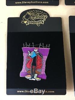 Disney Auctions Nightmare Before Christmas Jack Skellington 6 Pin Set LE 100