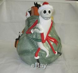Disney Auctions Nightmare Before Christmas Santa Jack Skellington Cookie Jar New
