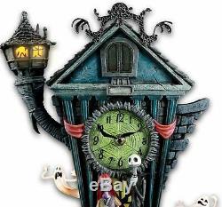 Disney Bradford Exchange Nightmare before christmas Tim Burtons Kuckoo clock