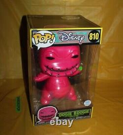 Disney Funko The Nightmare Before Christmas Oogie Boogie Large Pop 810 Black Lgt