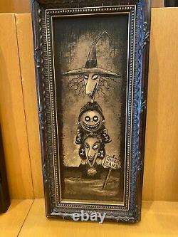 Disney Haunted Mansion Nightmare Before Christmas Stretching Portraits SET NEW