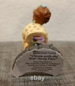Disney Hawthorne Village Nightmare Before Christmas Collection Clown House RARE
