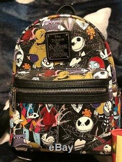 Disney Jack Sally Nightmare Before Christmas Mini Loungefly Backpack