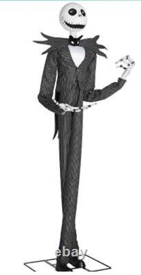 Disney Jack Skellington 6.5ft Halloween Nightmare Before Christmas 2022 Gemmy