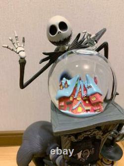 Disney Japan Nightmare Before Christmas 10th Anniv. Snow Globe Music box USED z