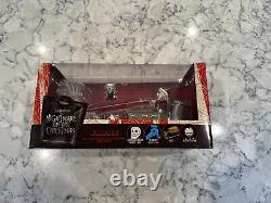 Disney Kubrick Nightmare Before Xmas Skellington Sandy Claws Reindeer SLED Set